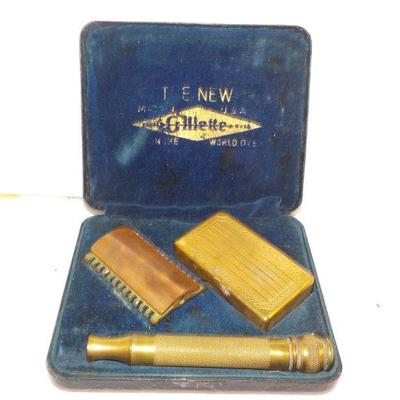 "Vintage Gillette Gold  Razor".. 
