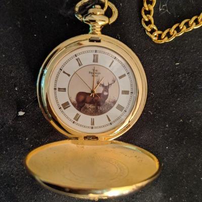 Lot 302 - A Time  For The  Great  Pocket  Watch  -  Franklin Mint 