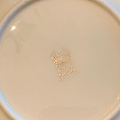 LOT 109 LENOX SET OF FINE CHINA RHODORA SERVICE FOR 12