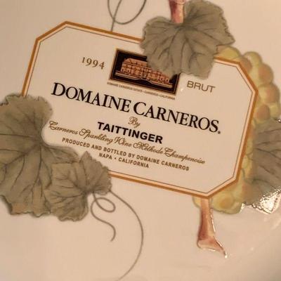 LOT 112 VINTAGE WEDGEWOOD GRAND GOURMET VINTAGE COLLECTION SET OF 4 CANAPE CHAMPAGNE PLATES