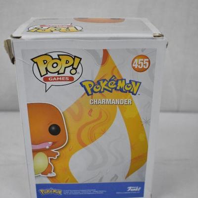 Funko POP! Pokemon #455 Charmander (Flocked) Damaged Box - New