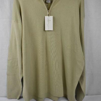 Women's 3XL Long Sleeve Sweater by Il Migliore NWT Tan - New
