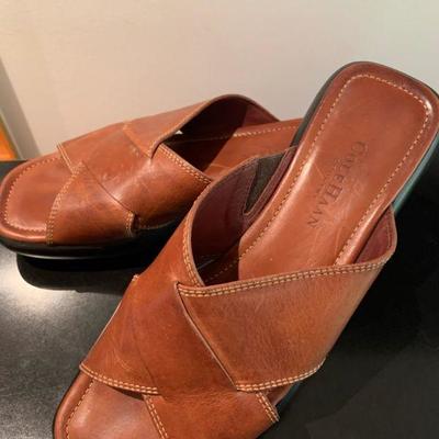 IB 7 TWO PAIRS brown LEATHER SHOES BY COLE HANN SIZE 9