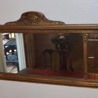 LOT 14  ANTIQUE WALL MIRROR