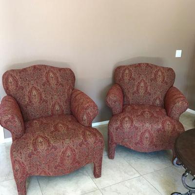 Coral Armchairs
