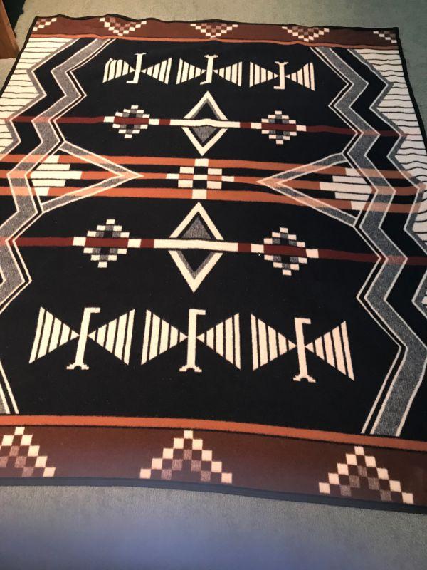 Lot 492 Vintage Beaver State Wool Blanket