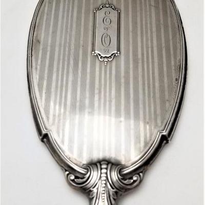 Lot #95 Wonderful New Orleans Mardi Gras Court Favor - Elves of Oberon 1952 Sterling Silver Hand Mirror