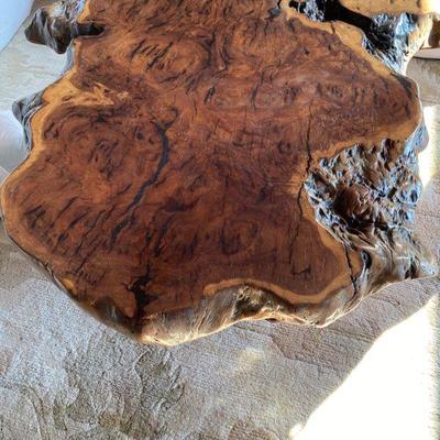 Lot # 498 Large Handcrafted Austrailan Natural Wood Coffee Table 