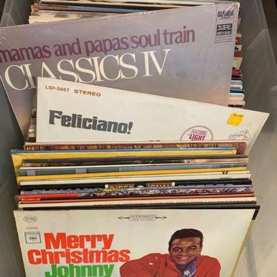 LOT 121 VINTAGE RECORD VINYL ALBUMS 70 LPS 
