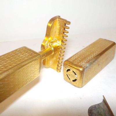 Schicks Slim gold single razon .