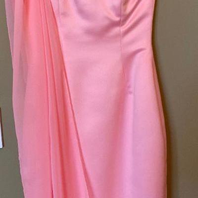 Lot # 516 Vintage Pink Cache Gown 