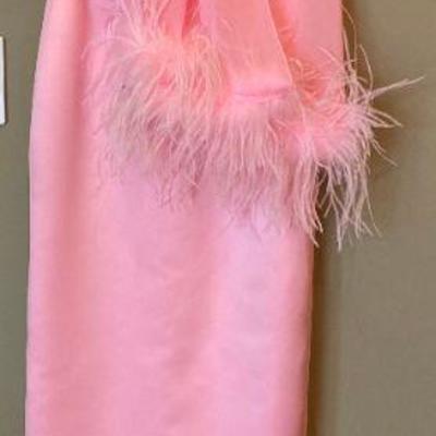Lot # 516 Vintage Pink Cache Gown 