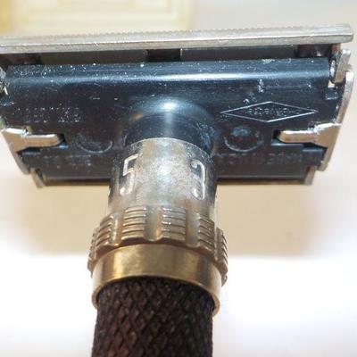 Gillette Adjustable double edge razor.