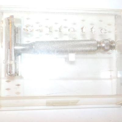 Gillette Adjustable double edge razor.
