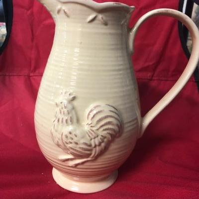 NEW Lenox Provencal Garden Rooster Pitcher