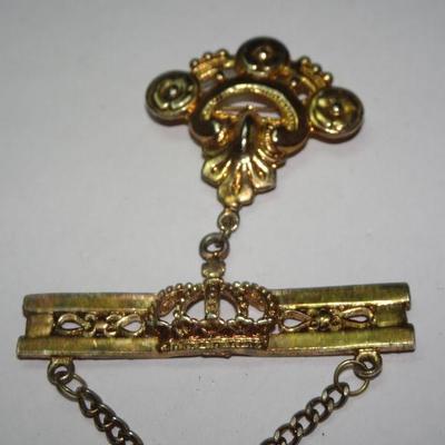 Victorian Style Collar Pendant Pin
