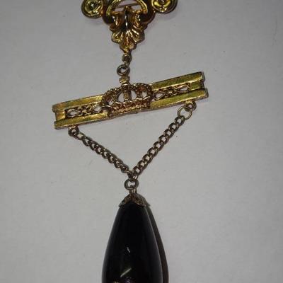 Victorian Style Collar Pendant Pin