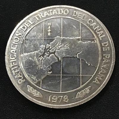 Panama Canal 10 Balboas Coin - world coins 