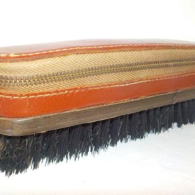 Vintage shoe and shave kit.