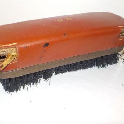 Vintage shoe and shave kit.