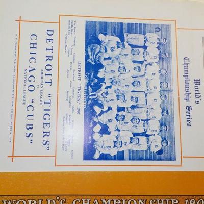" Great World Series Program Collection" 1894, 1905,06,07.