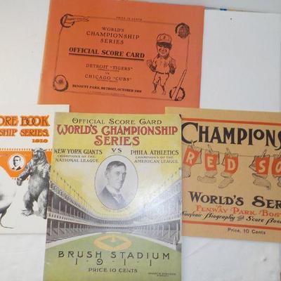 " The Great World Series Program Collection". 
