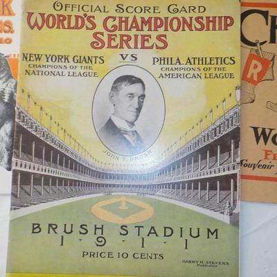 " The Great World Series Program Collection". 