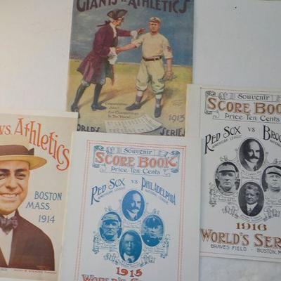 " The Great World Series Program Collection". RDO. 1913,14,15,16.