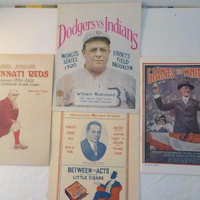 " The Great World Series Program Collection". RDO, 1917,18,19,20.