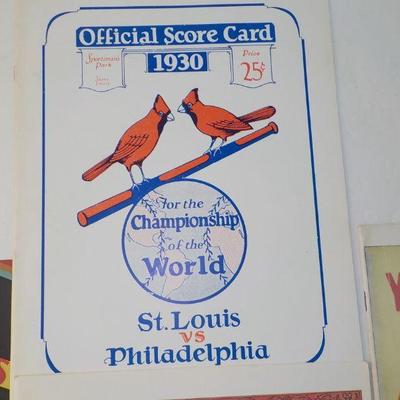 " The Great World Series Program Collection". RDO, 1927,28,29,30