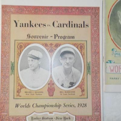 " The Great World Series Program Collection". RDO, 1927,28,29,30
