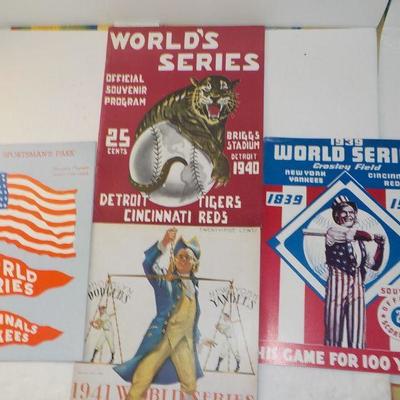 " The Great World Series Program Collection". RDO, 1936, 37, 38, .