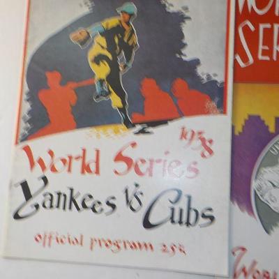 " The Great World Series Program Collection". RDO, 1936, 37, 38, .