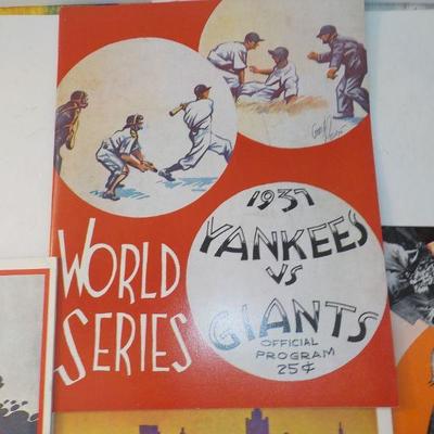 " The Great World Series Program Collection". RDO, 1936, 37, 38, .