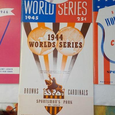 " The Great World Series Program Collection". RDO, 1942,43,45.46