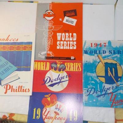 " The Great World Series Program Collection". RDO, 1947, 48, 49, 50.