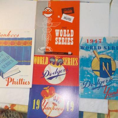 " The Great World Series Program Collection". RDO, 1947, 48, 49, 50.