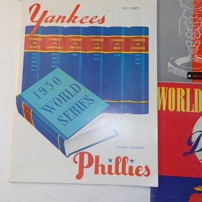 " The Great World Series Program Collection". RDO, 1947, 48, 49, 50.