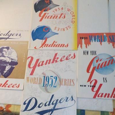 " The Great World Series Program Collection". RDO, 1951,52,53,54.