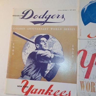 " The Great World Series Program Collection". RDO, 1951,52,53,54.