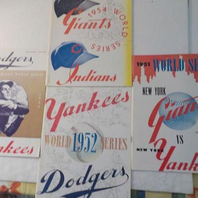 " The Great World Series Program Collection". RDO, 1951,52,53,54.
