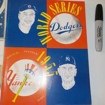 " The Great World Series Program Collection". RDO, 1956,57,58 1965.