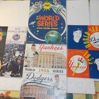 " The Great World Series Program Collection". RDO, 1956,57,58 1965.