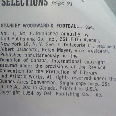 " Standley Woodwards Football 1954"