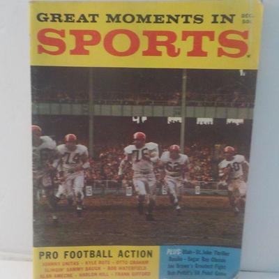 " Great Moment in sports 1959" Pro football section.