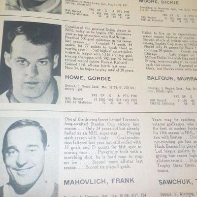 " Official National Hockey Annual 1963"