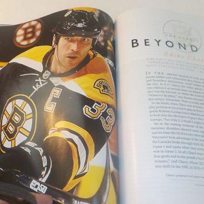 " Boston Bruins 2011 Standley Cup Magazine and official Bruins chest patch.