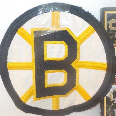 " Boston Bruins 2011 Standley Cup Magazine and official Bruins chest patch.