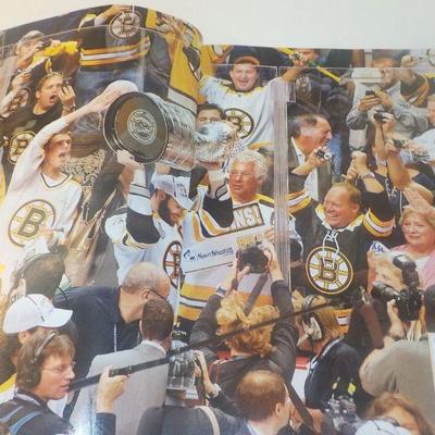 " Boston Bruins 2011 Standley Cup Magazine and official Bruins chest patch.