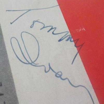 ' Official Program of Chicago Blackhawks vs Detriot Red Wings 1954" Signed...
